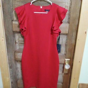 Tommy Hilfiger Pretty Red Dress. New with tags.